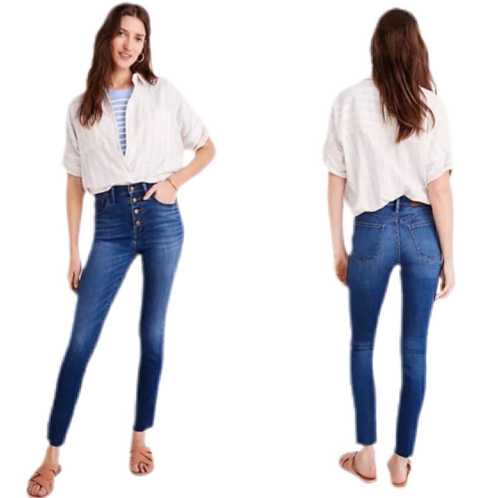 Madewell 10” High-Rise Skinny Crop Jeans